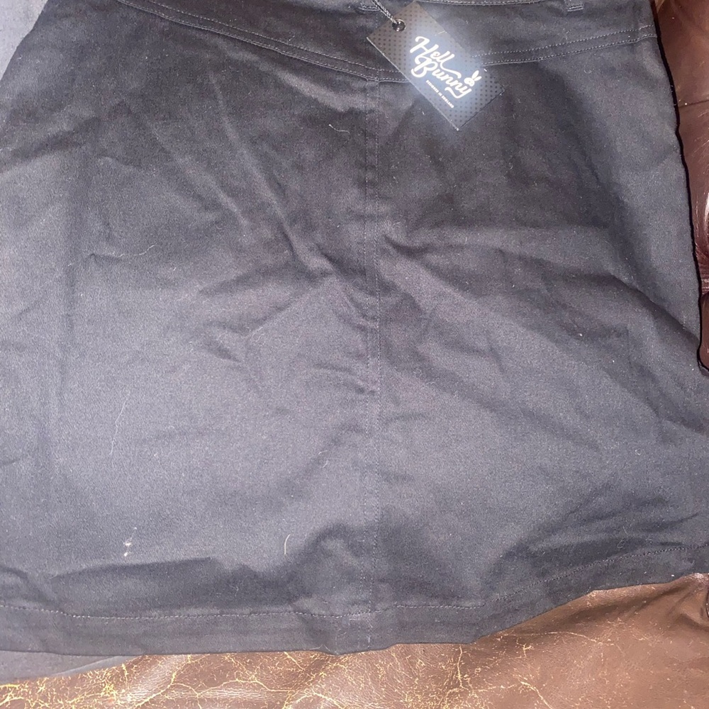 NWT hell bunny black skirt in size 6 with moon details